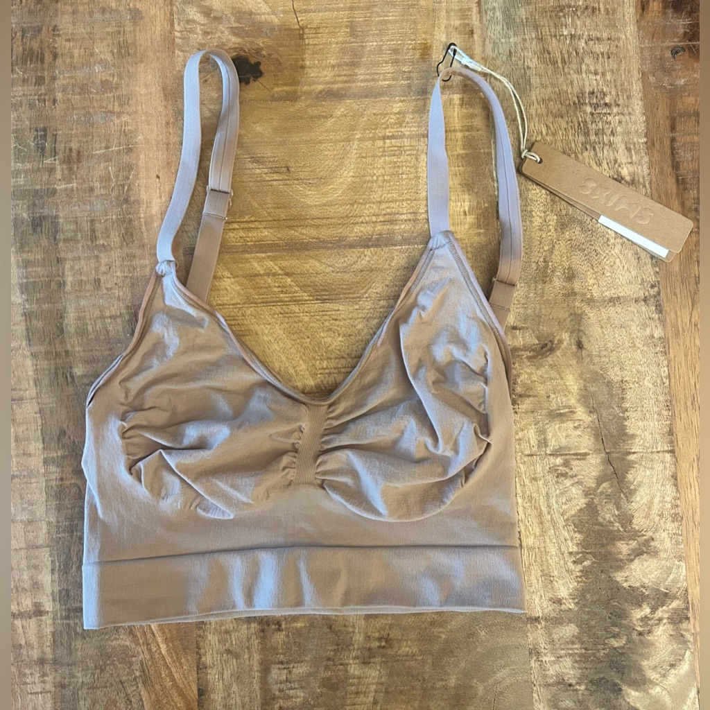 Skims Everyday Sculpt Bralette, Stretch No Slip, Sienna Size Small